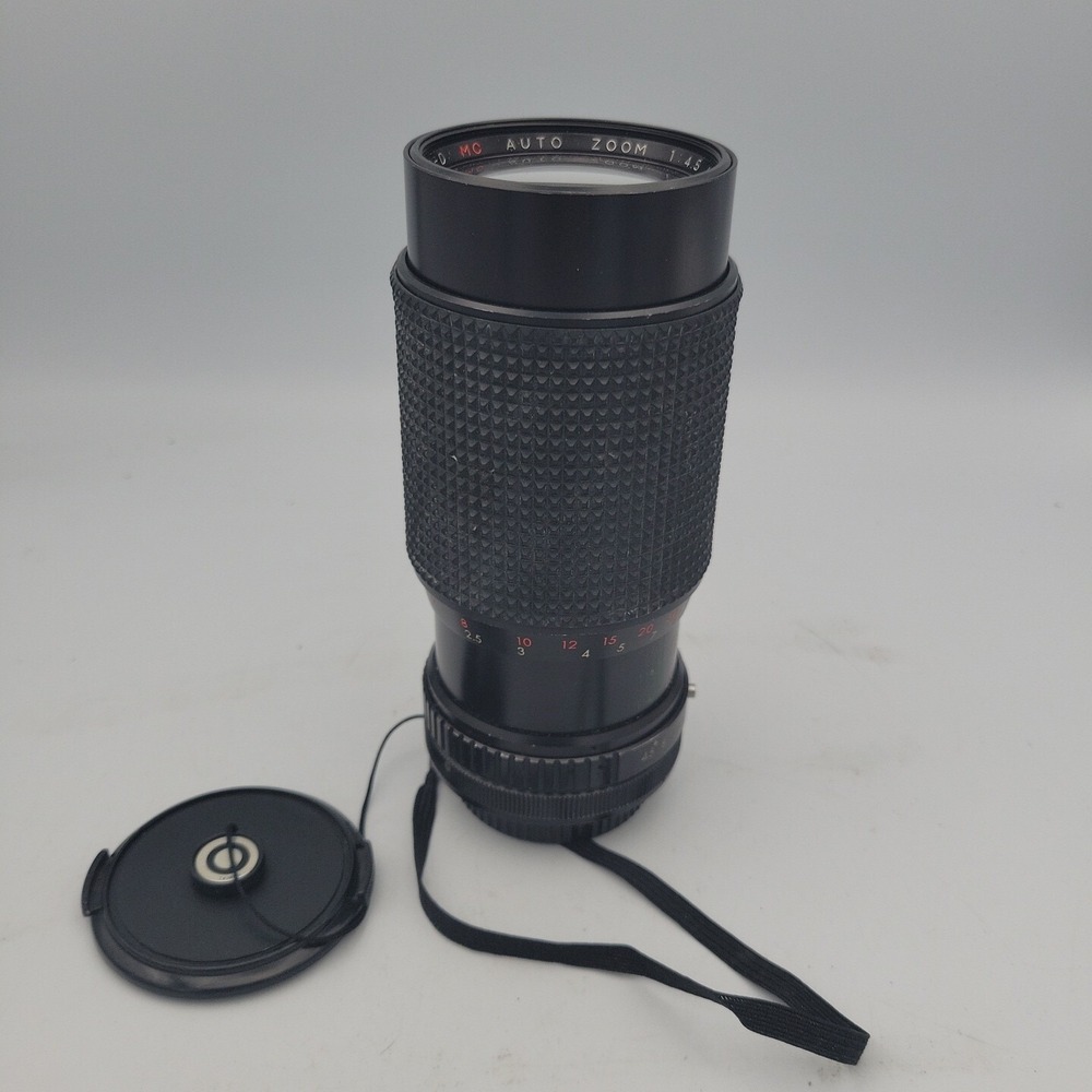 Star-D 80-205mm f/4.5 Auto Zoom Lens for Canon FD F-1 Mount Japan MC